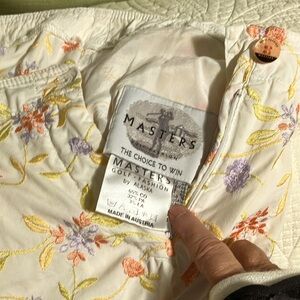 VINTAGE CAPRIS MASTERS GOLF FASHION BY ALASKA MADE IN AUSTRIA  Sz 14